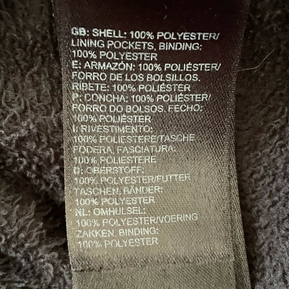 The North Face Soft Fleece Black Zip Front Jacket Size XS - Picture 10 of 10